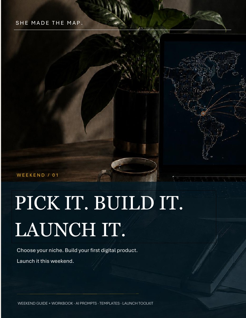 Cover of the PICK IT. BUILD IT. LAUNCH IT. interactive digital workbook